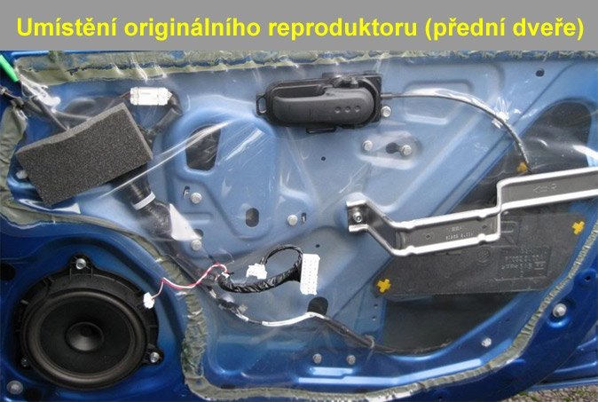 Reproduktory NISSAN Note 2005-2012 ESX SXE62 sada s redukcemi