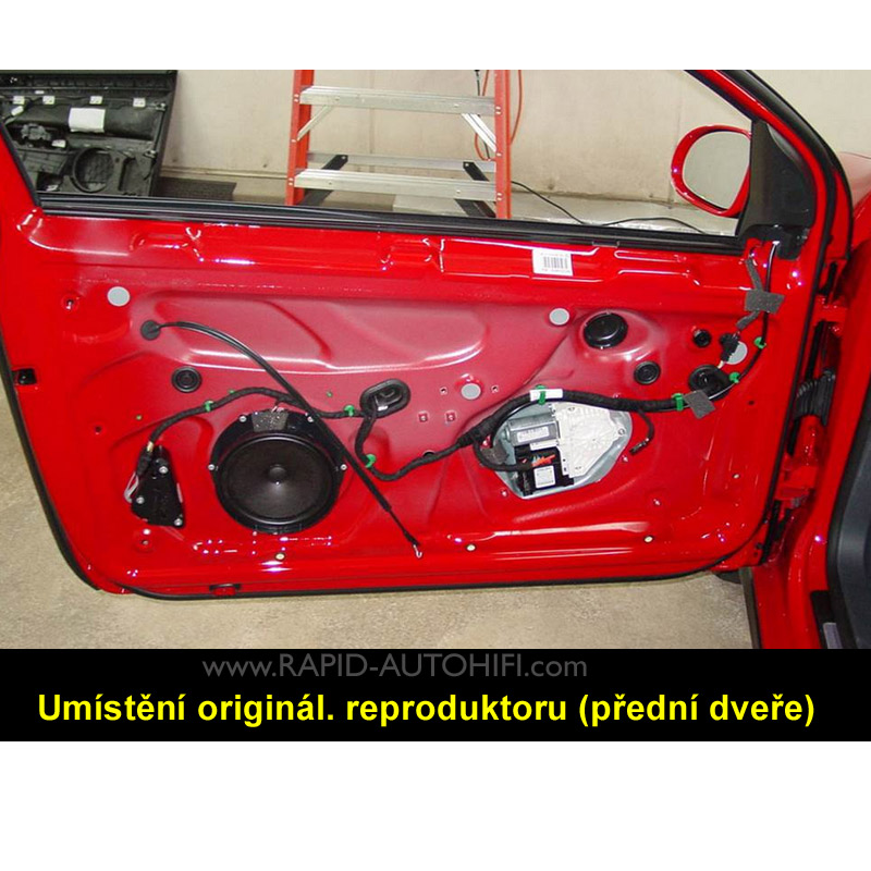 Reproduktory VW Golf 5 Renegade RX830 Přední s redukcemi