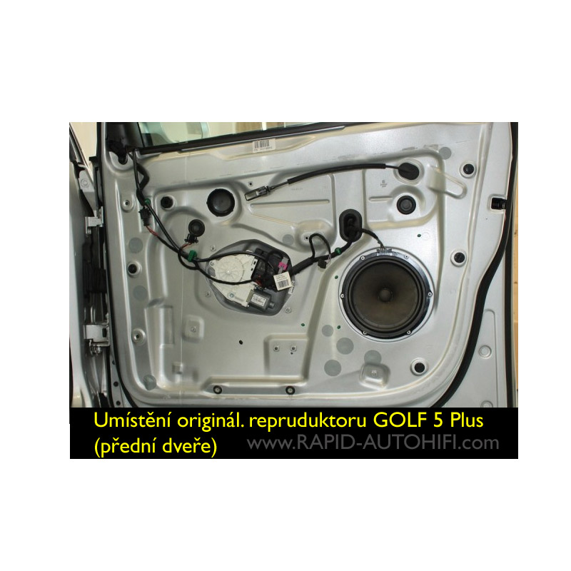 Reproduktory VW Golf 5 Plus Renegade RX830 Přední s redukcemi