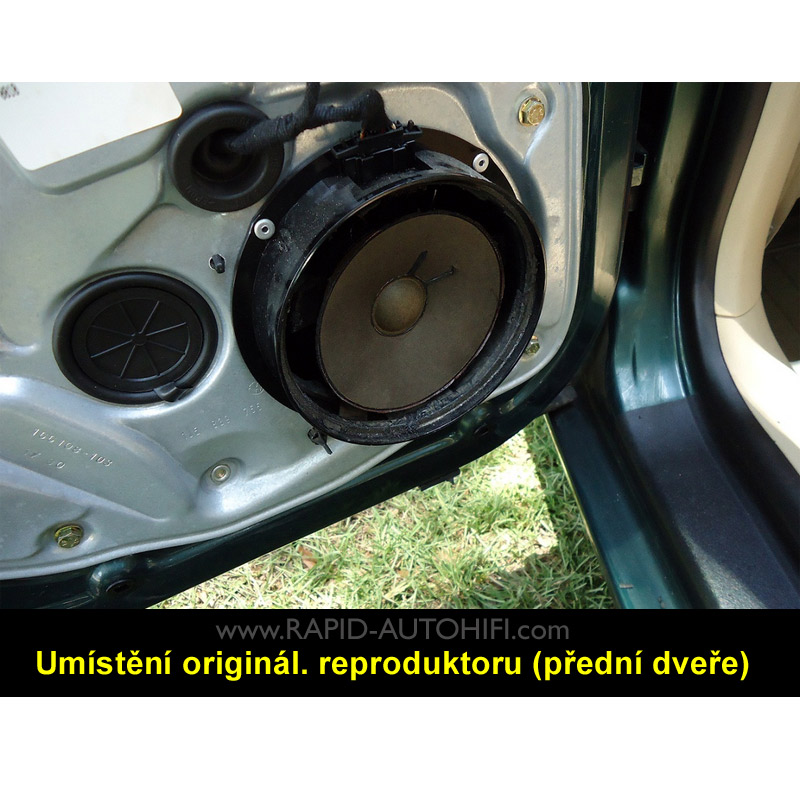 Reproduktory VW GOLF 4 ESX HZ6.2CV2 s redukcemi