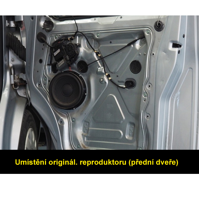 Reproduktory VW Transporter T6 ESX HZ6.2W s redukcemi
