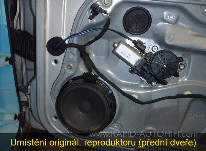 Reproduktory VW GOLF 4 ESX HZ62 s redukcemi
