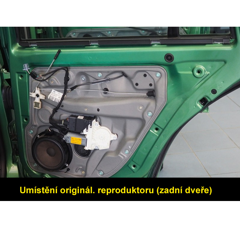 Reproduktory VW BORA ESX HZ62 s redukcemi