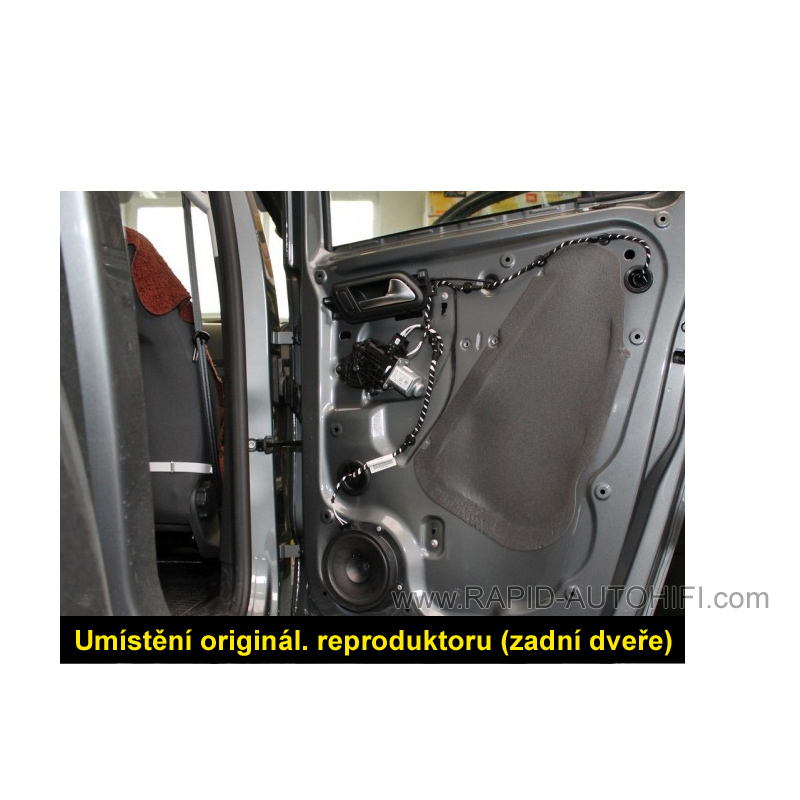 Reproduktory VW Amarok ESX HZ62 s redukcemi