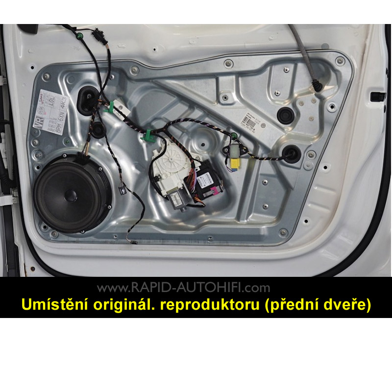 Reproduktory VW Tiguan ESX HZ62 Přední s redukcemi