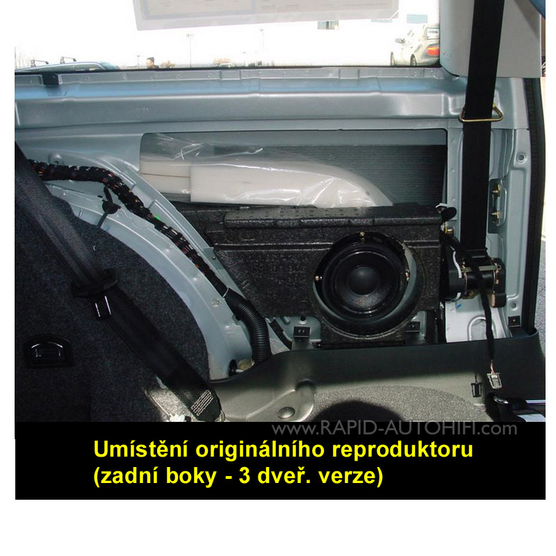 Reproduktory VW GOLF 4 ESX SXE6.2W s redukcemi