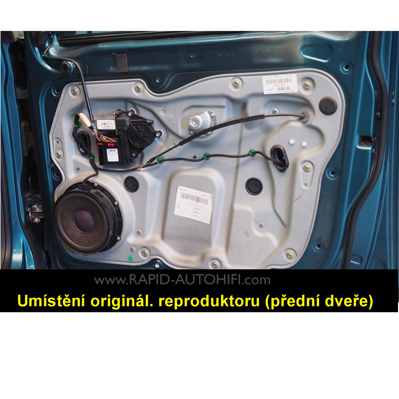 Reproduktory VW Touran ESX SXE6.2W Přední s redukcemi