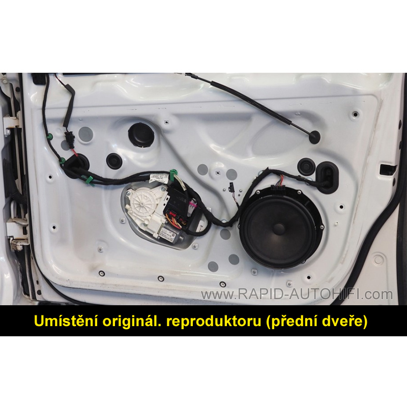 Reproduktory VW Golf 6 ESX SXE62 Přední s redukcemi