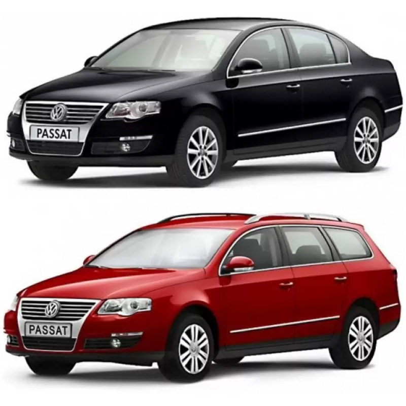 Reproduktory VW PASSAT B6 ESX SXE6.2W Přední+Zadní s redukcemi