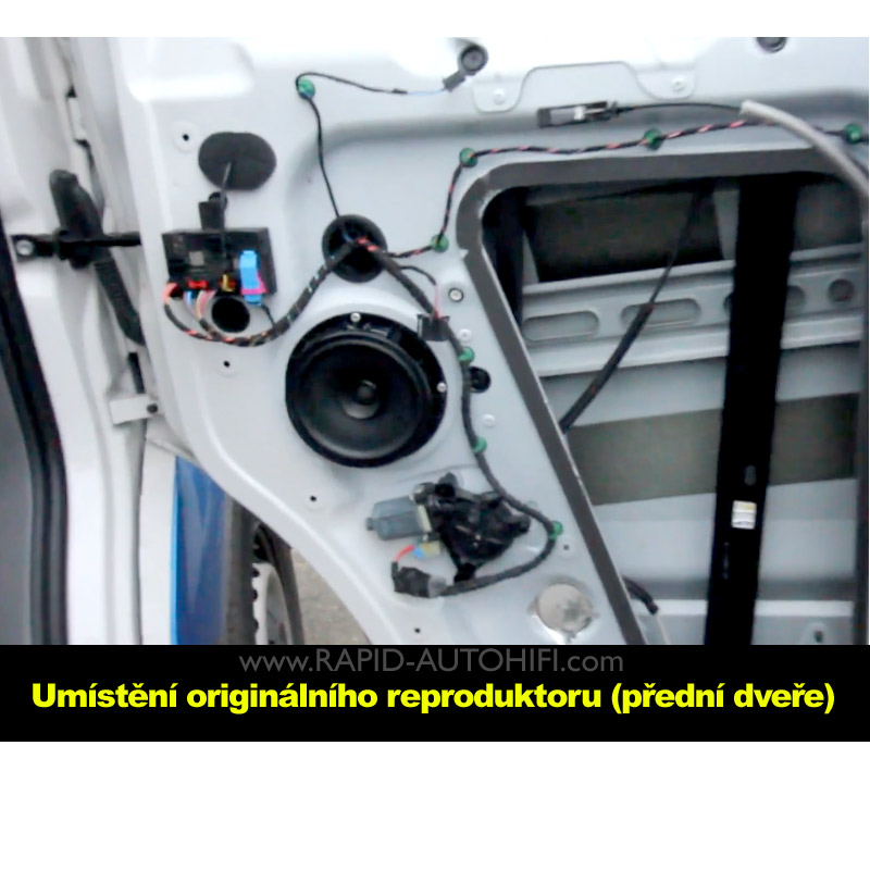 Reproduktory VW Crafter od 2017 ESX SXE62 s redukcemi