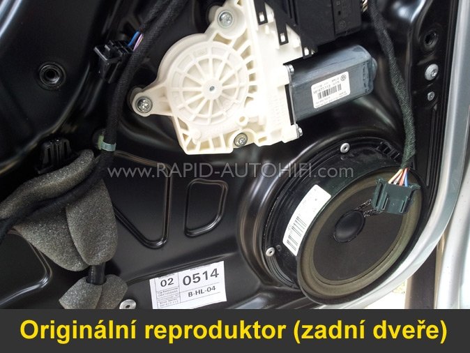 Reproduktory VW PASSAT B6 ESX SXE62 Zadní s redukcemi