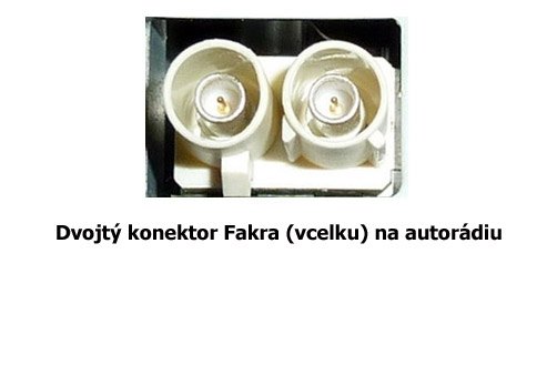 Anténní slučovač 2x Fakra Samice 1x ISO