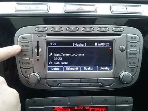 Autorádio FORD Galaxy II. 2007-2014 JVC KD-X382BT Bluetooth s instalační sadou