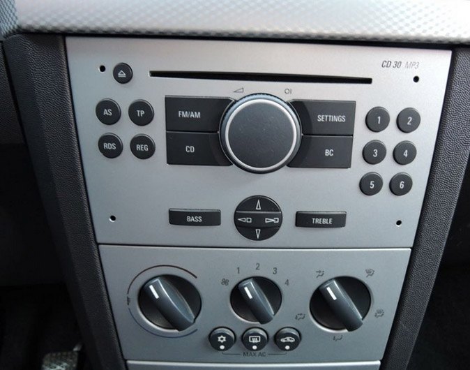 Autorádio OPEL MERIVA A 2005-2010 JVC KD-X382BT Bluetooth s instalační sadou