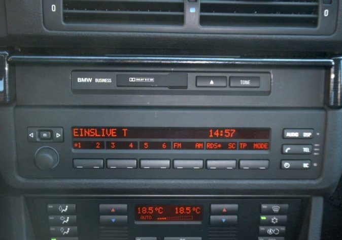 Autorádio BMW E39 1995-2000 JVC KD-X282BT Bluetooth s instalační sadou