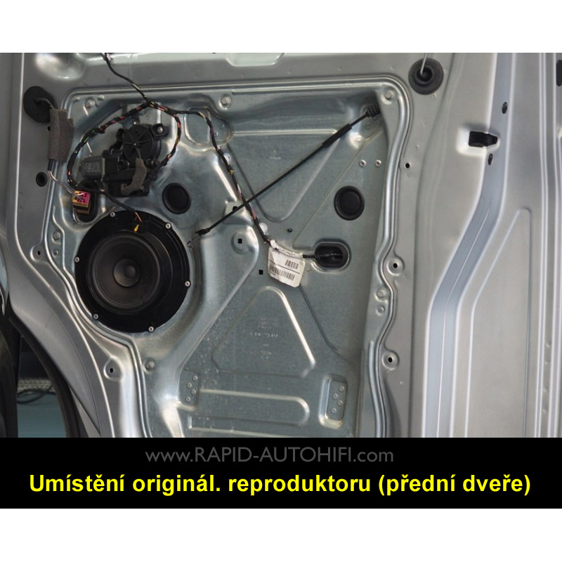 Reproduktory VW Transporter T5 ESX SXE62 s redukcemi