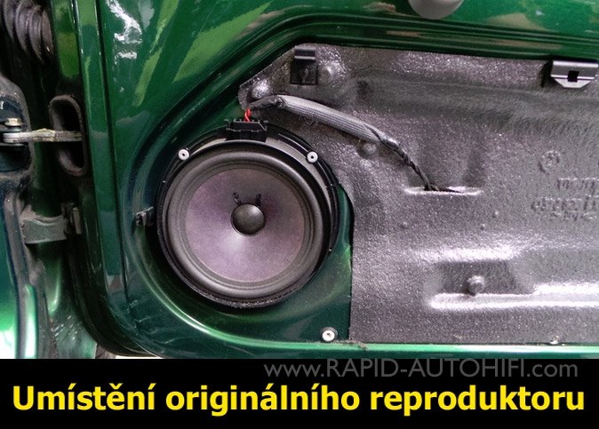 Reproduktory VW LUPO Crunch DSX62 sada s redukcemi