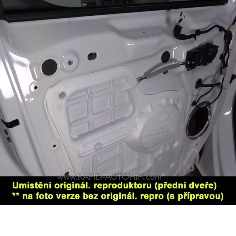 Reproduktory TOYOTA ProAce ESX SXE62 s redukcemi