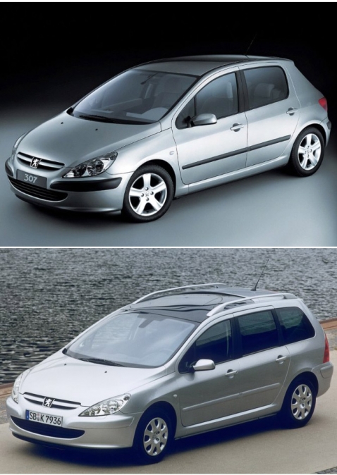 Reproduktory PEUGEOT 307 Renegade RX52 Zadní s redukcemi