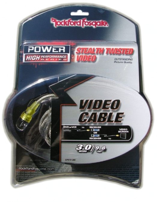 Video kabel Rockford Fosgate Power CPSTV-200 Stealth délka 200 cm