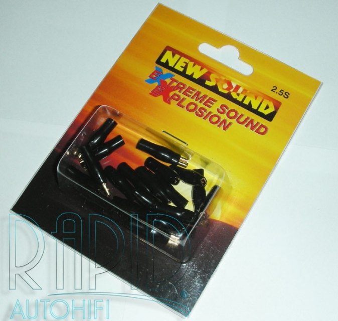 New Sound 2.5S Reproduktorové konektory do 2.5 qmm sada 10 ks Minus