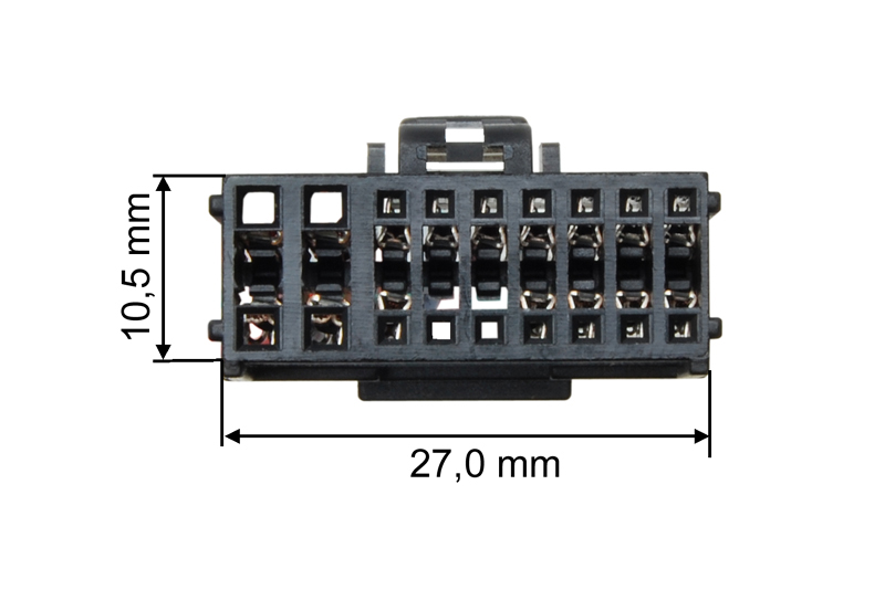 ISO konektor Pioneer řady KEH DEH 18 Pinů