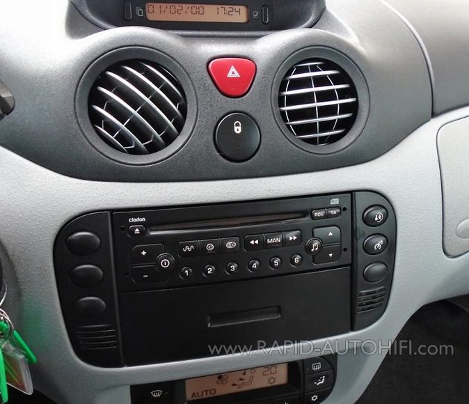 Autorádio CITROEN C3 2002-2005 JVC KD-T922BT Bluetooth s instalační sadou