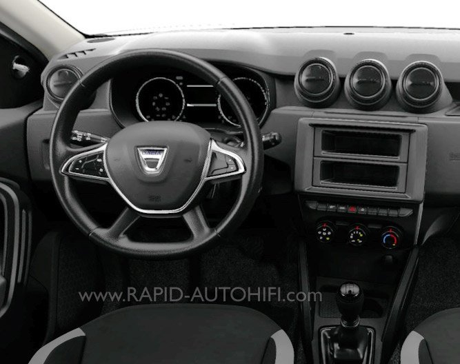 Autorádio DACIA Duster II. JVC KD-X162 s instalační sadou
