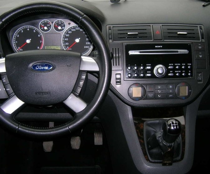 Autorádio FORD C-Max S-Max JVC KD-T702BT Bluetooth s instalační sadou
