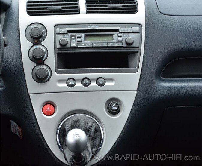 Autorádio HONDA Civic 2001-2005 Automatic Klima JVC KD-T702BT Bluetooth s instalační sadou