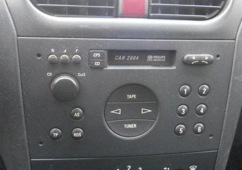 Autorádio OPEL CORSA C 2000-2004 JVC KD-X162 s instalační sadou