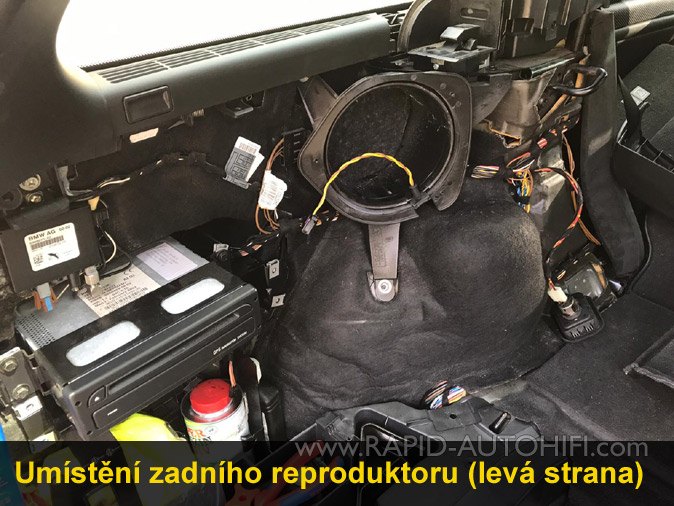Reproduktory BMW E46 Touring ESX HZ62 Zadní s redukcemi