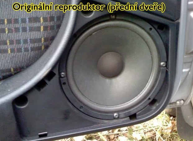 Reproduktory CITROEN Xantia RENEGADE RX62 Přední sada s redukcemi