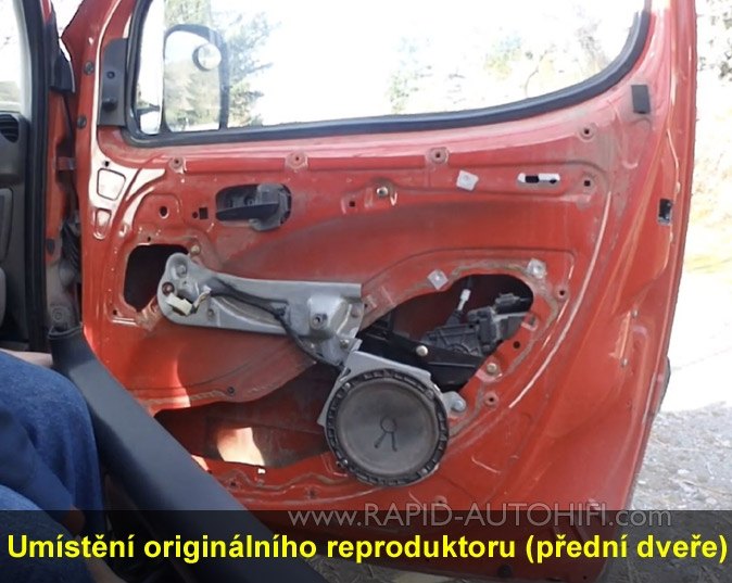 Reproduktory FIAT Doblo 2001-2009 Crunch DSX62 sada s redukcemi 