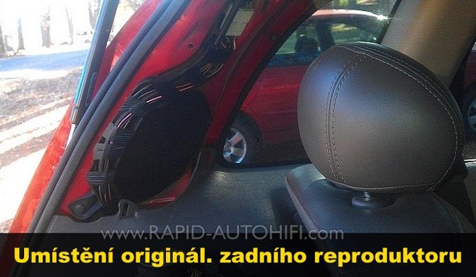 Reproduktory CHRYSLER PT Cruiser ESX HZ572 Zadní s redukcemi