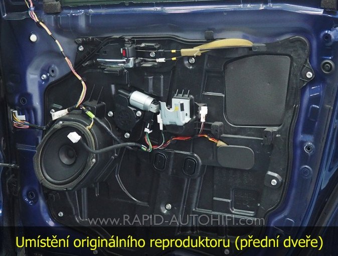 Reproduktory MAZDA 5 2005-2015 Rockford Fosgate T1682 s redukcemi