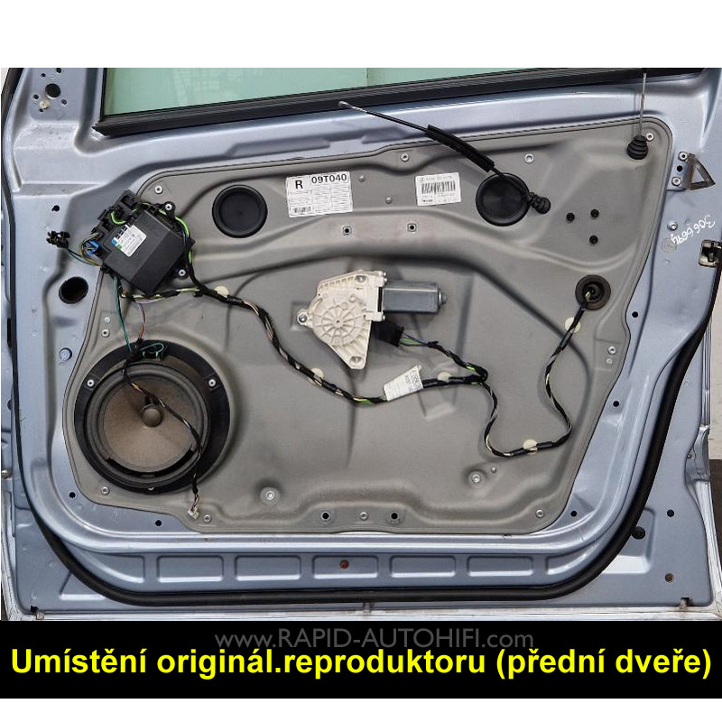 Reproduktory MERCEDES-BENZ B W245 Crunch DSX62 Přední s redukcemi