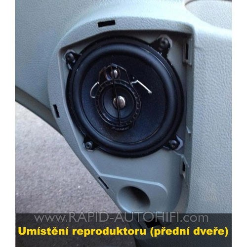 Reproduktory NISSAN Interstar 2002-2010 Renegade RX52 sada s redukcemi
