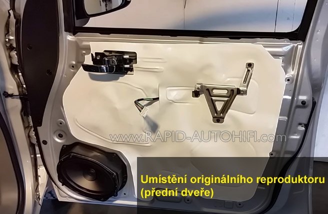 Reproduktory NISSAN Navara 2004-2014 Renegade RX693 Přední s redukcemi