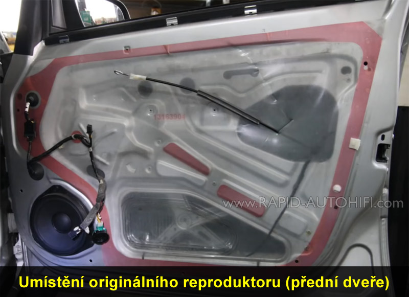 Reproduktory OPEL ASTRA H Crunch DSX62 Přední s redukcemi