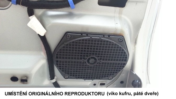 Reproduktory PEUGEOT 306 BREAK ESX HZ572 Zadní s redukcemi