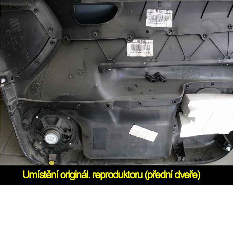 Reproduktory PEUGEOT 307 ESX SXE62 Přední s redukcemi