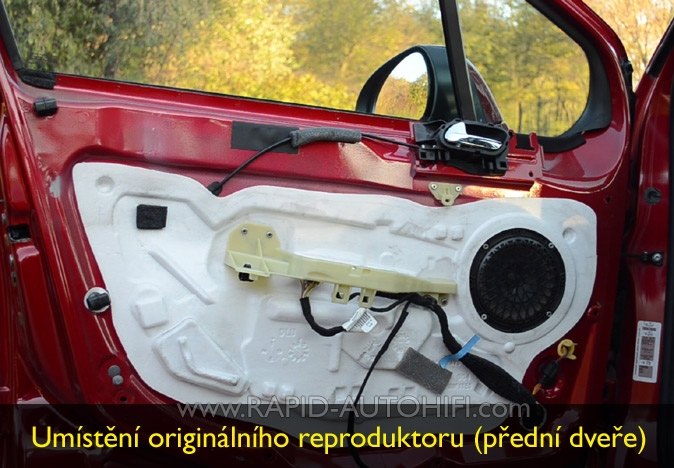 Reproduktory PEUGEOT 308 2007-2013 Crunch DSX62 Přední s redukcemi