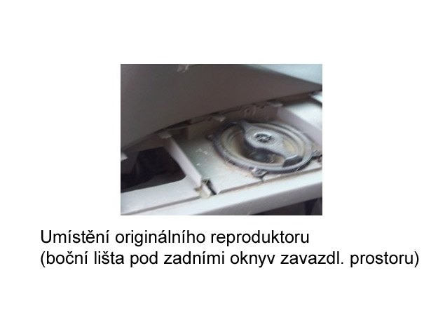 Reproduktory RENAULT Megane I. Renegade RX52 Zadní s konektory