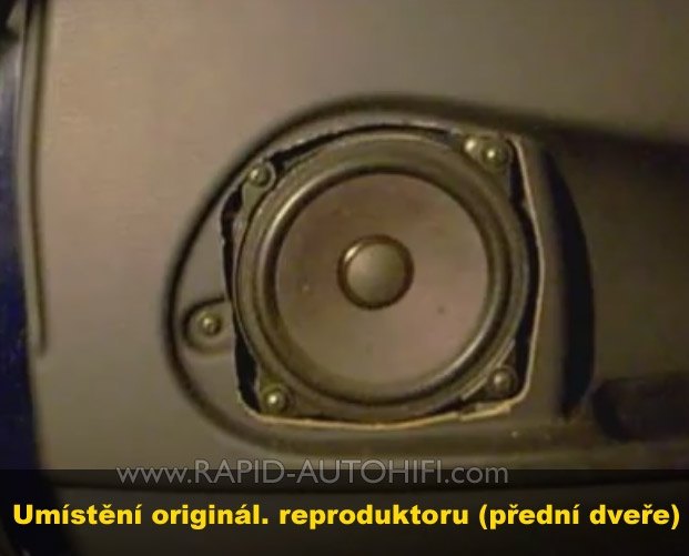 Reproduktory VOLVO V40 S40 1995-2004 ESX HZ52 Přední s redukcemi