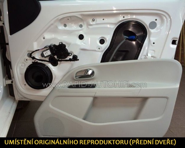 Reproduktory ŠKODA Citigo SEAT Mii VW Up! Renegade RX62 s redukcemi