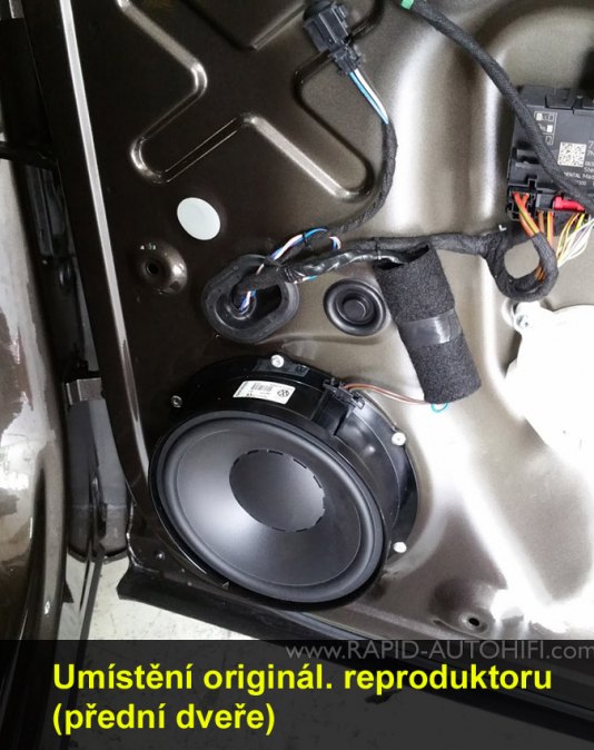 Reproduktory SEAT Alhambra VW Sharan od 2010 ESX HZ6.2CV2 přední s redukcemi