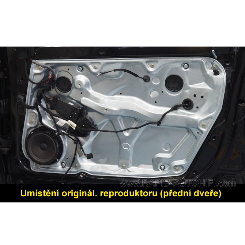 Reproduktory ŠKODA SUPERB I. Renegade RX830 Přední s redukcemi