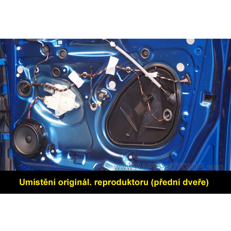 Reproduktory ŠKODA Fabia III. ESX HZ62 s redukcemi