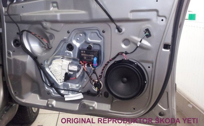Reproduktory ŠKODA YETI ESX SXE62 Přední s redukcemi